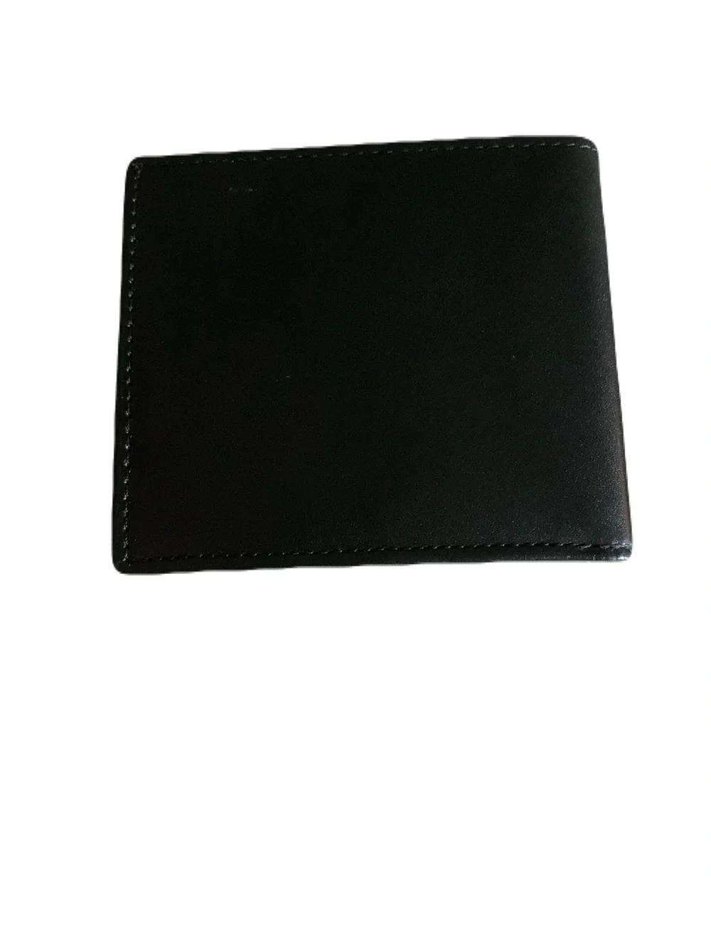 Men’s Black Smooth Genuine Leather Bi-Fold Wallet Western Country Lucchese
